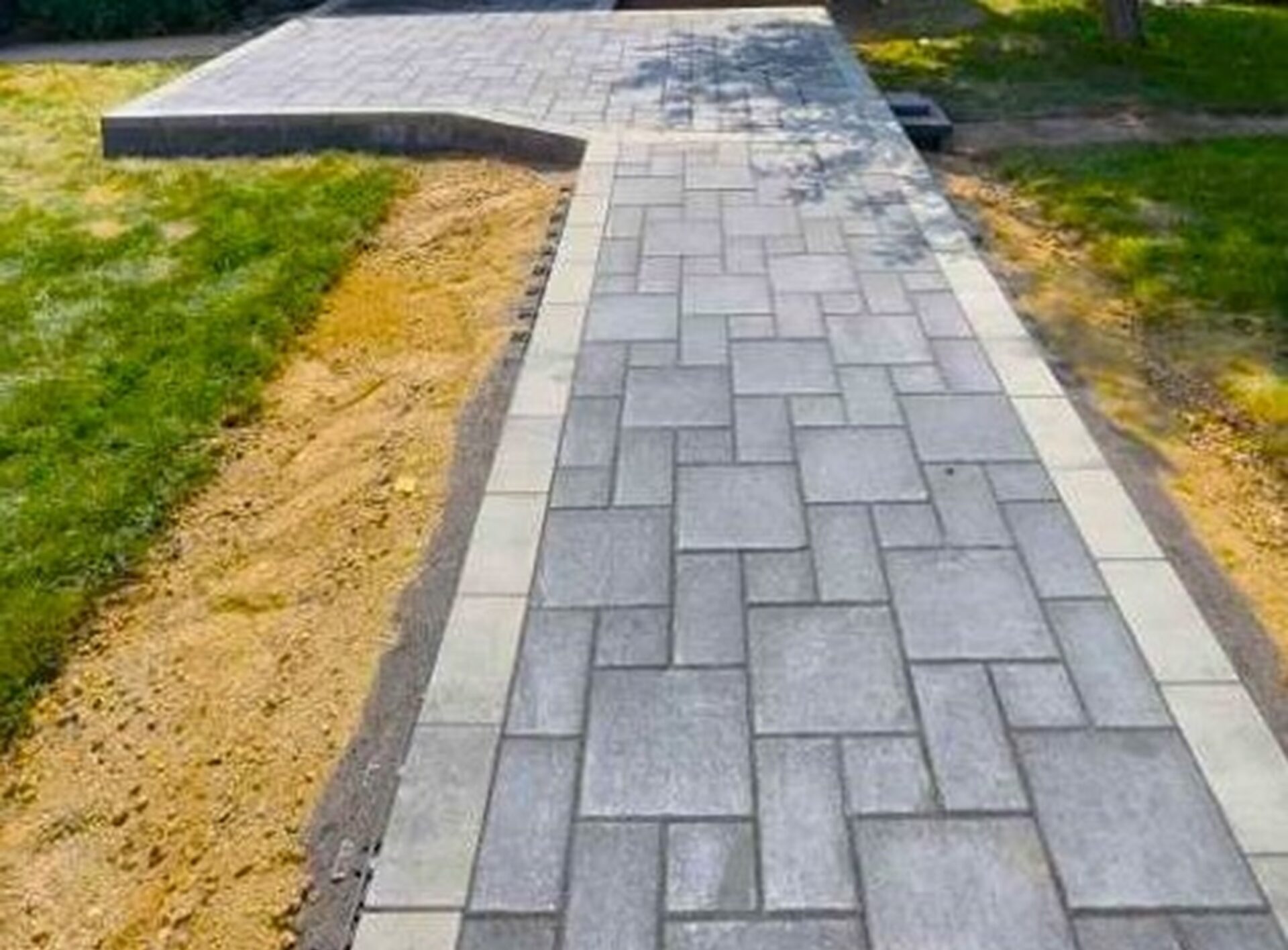 stone walkway